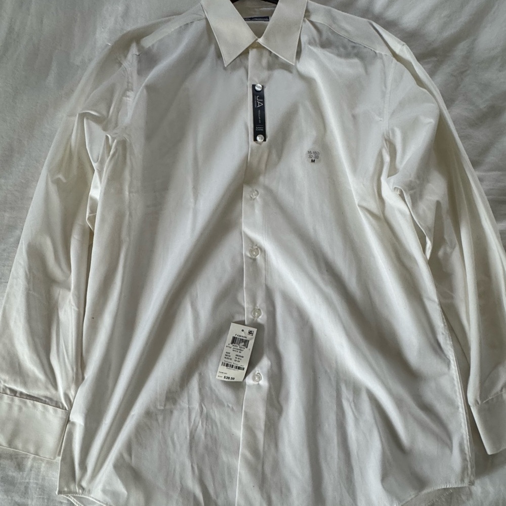John Ashford Classic White Dress Shirt